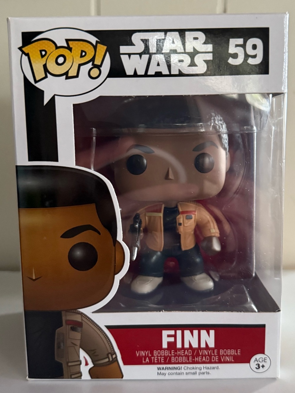 Funko POP! Star Wars Finn Vinyl Figure - Brown Jacket, Black Pants, White Shoes